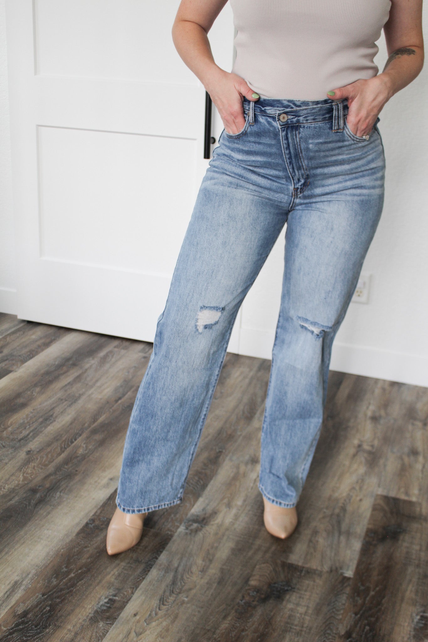 Jessie High Waisted Wide Leg Jeans