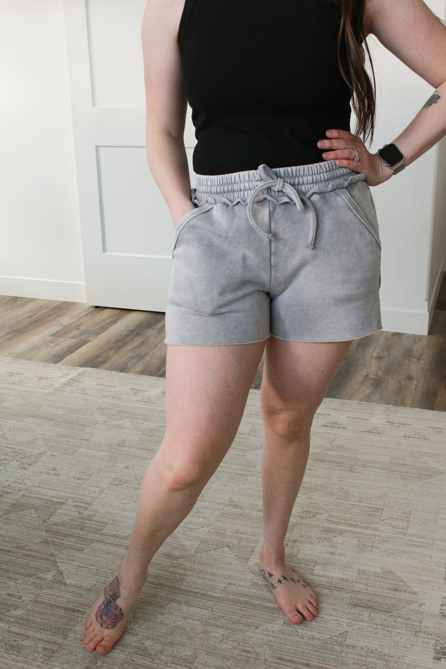 Mara Fleece Drawstring Shorts