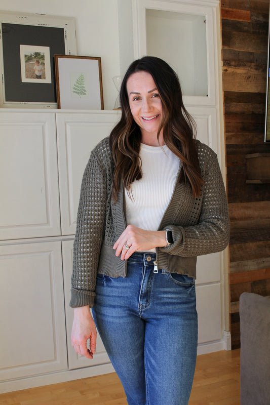 Wren Zip Cardigan