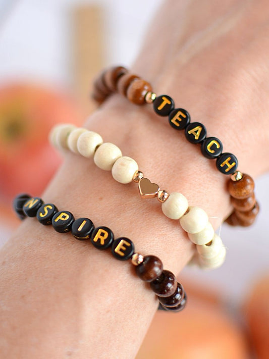 Teach Inspire Bracelet Set